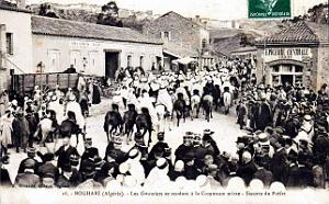 Boghari - Les Goumiers escortent le Prefet
